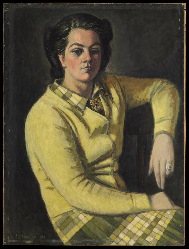 Mathilde au gilet jaune, 1946