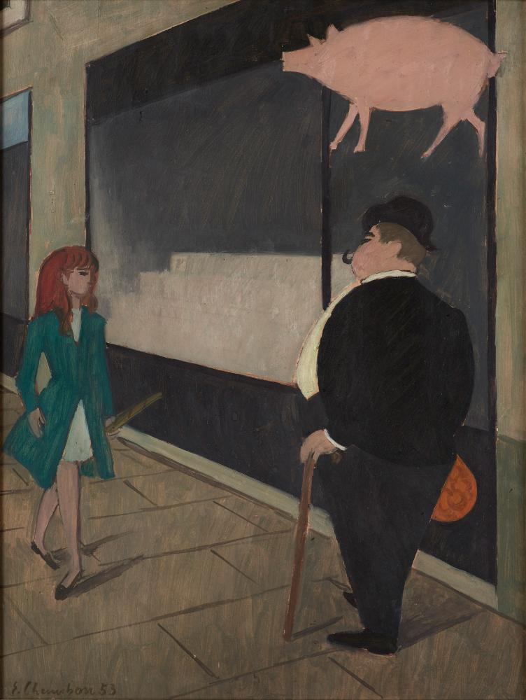 Le cochon, 1953